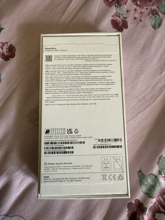 Iphone 16 pro 256gb