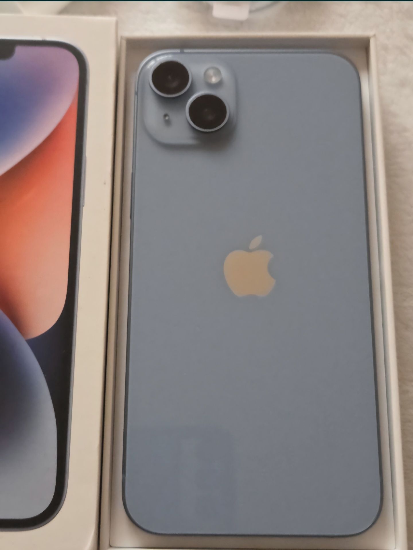 Iphone 14 Plus, Blue, 128GB, baterie 87%, Full box