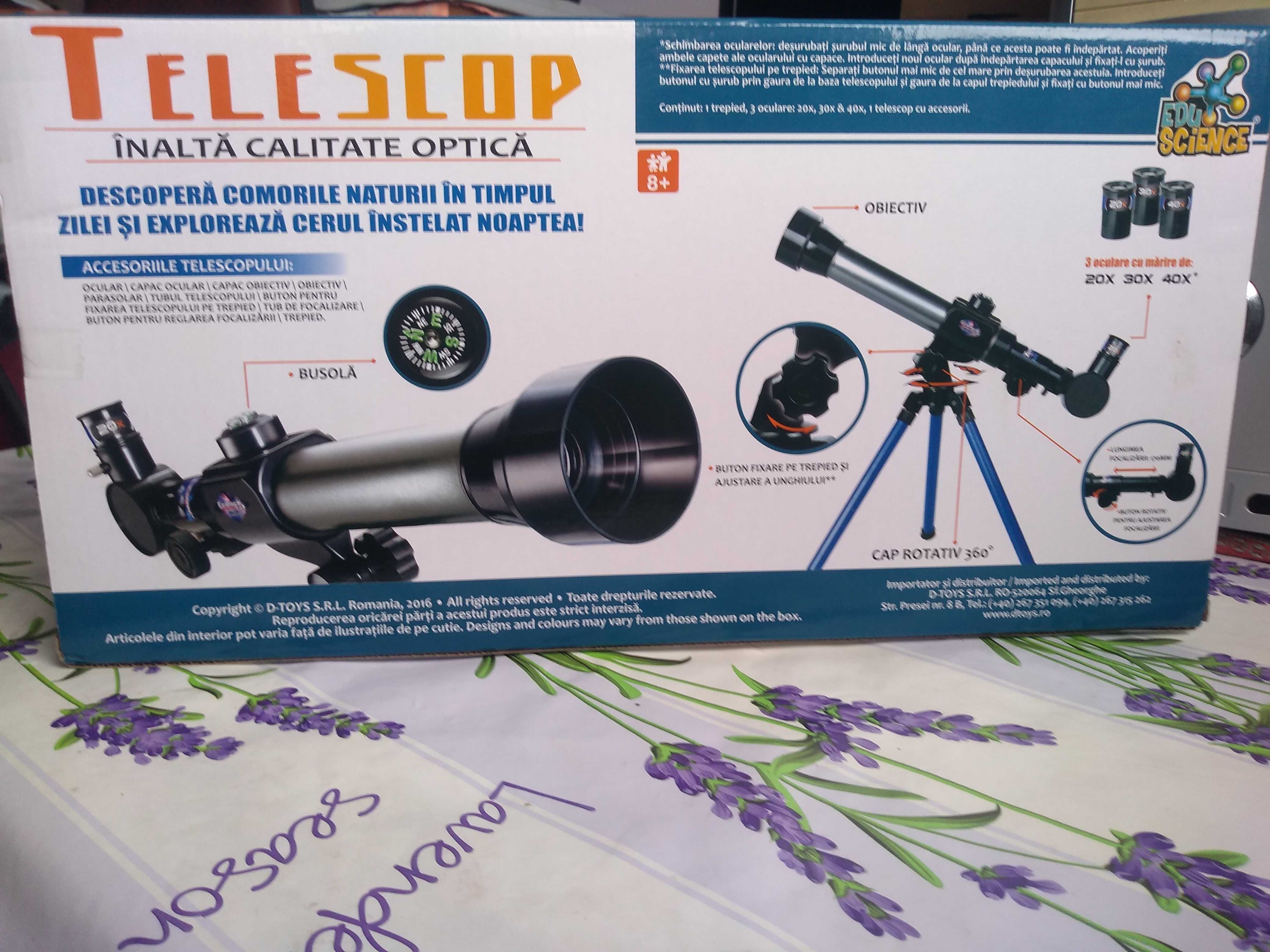 Vând telescop astronomic educațional, 8+ ani