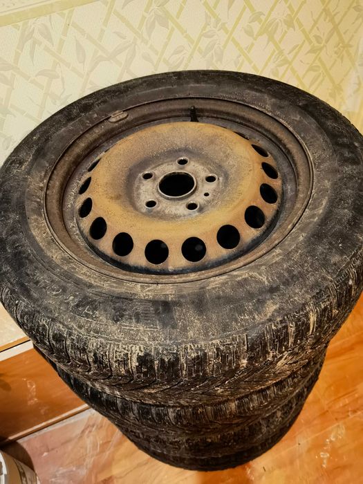 Железни джанти с гуми 15 5×112