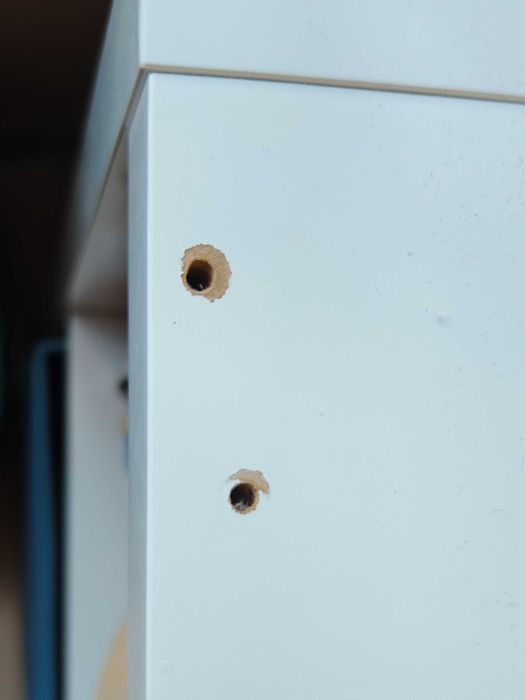 IKEA KALLAX етажерка бяла гланц + 4 кутии за съхранение