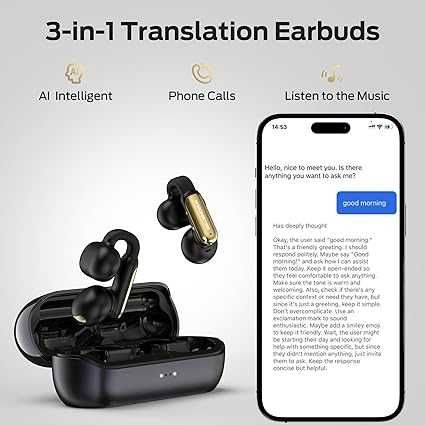 Monster AI Translation Earbuds , 3-в-1 безжични слушалки с преводач