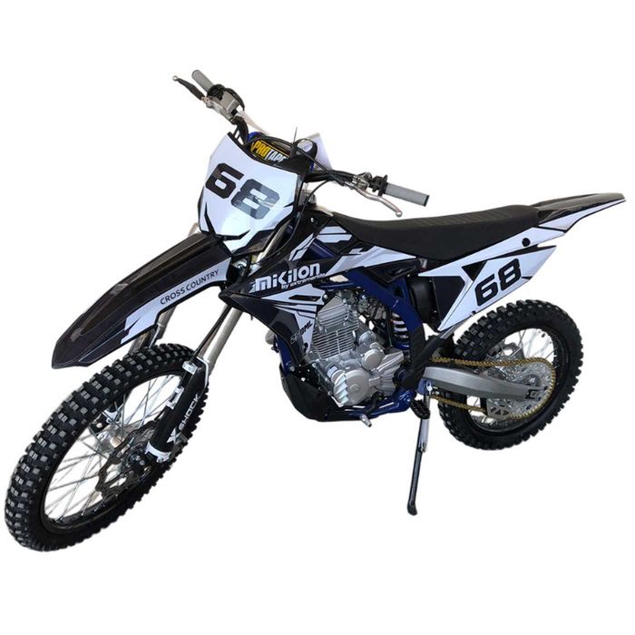 Motocicleta cross MZK Mikilon 250cc 21/18 4T benzina alb/negru