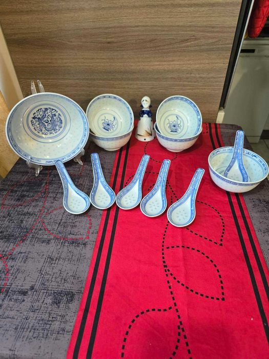 Китайски порцеланов оризов порцелан