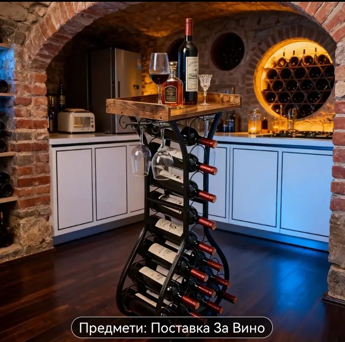Стелаж за вино на 14 бутилки