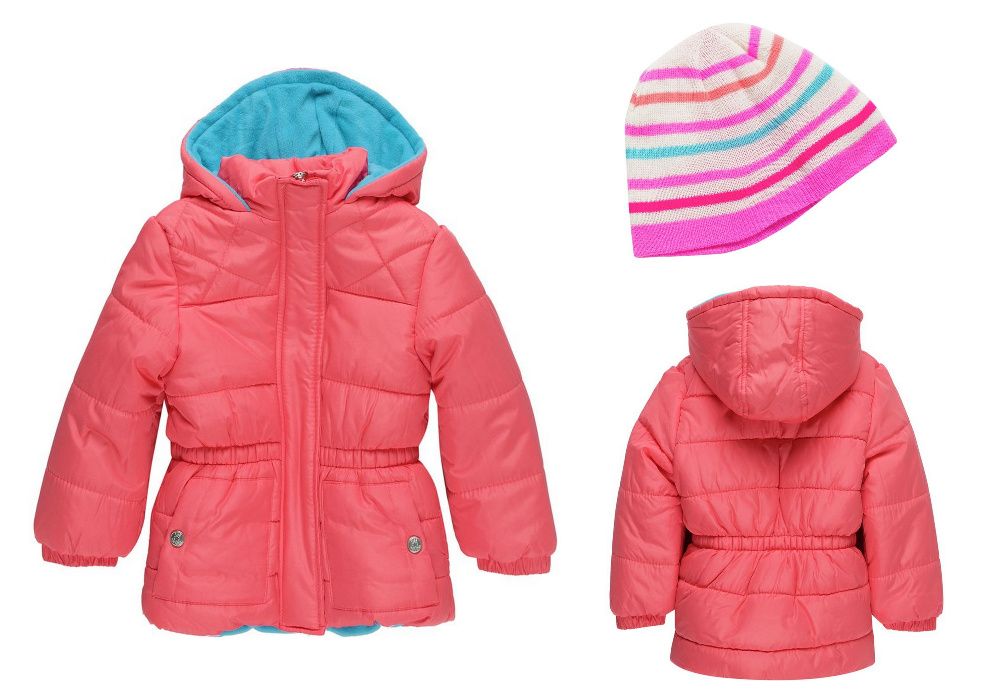 NOU! Geaca iarna fetite + caciulita cadou Big Chill / Pink Platinum