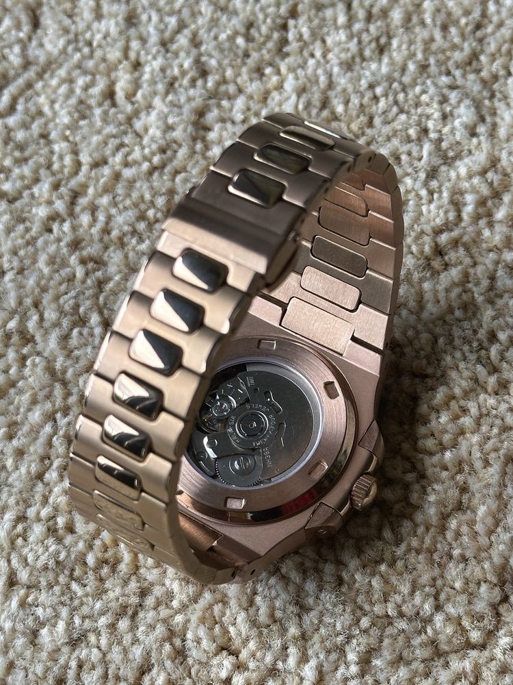 Ceas Seiko Nautilus Open-Heart Rose Gold + Aquanaut Rose Gold
