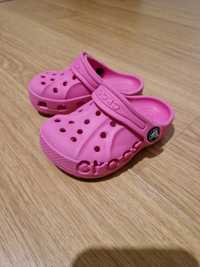 Детски розови чехли Crocs (крокс) за момиче с размер C6 (номер 22-23)