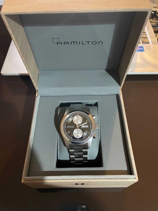 Мъжки часовник HAMILTON KHAKI FIELD Auto Chronograph НОВ - 2495.00 лв.