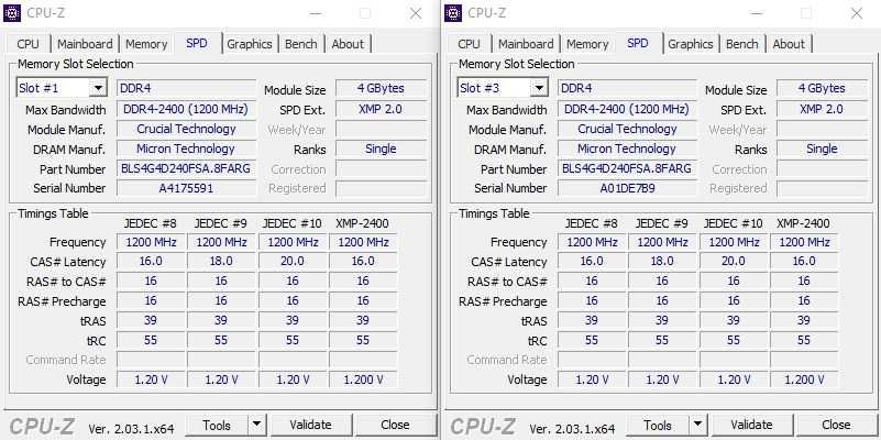 Crucial Ballistix Sport 8GB kit (2x 4GB) 2400MHz DDR4 рам памет