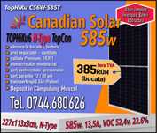 Canadian Solar 585w panou fotovoltaic (ca Trina, Aiko, Jinko, Longi )