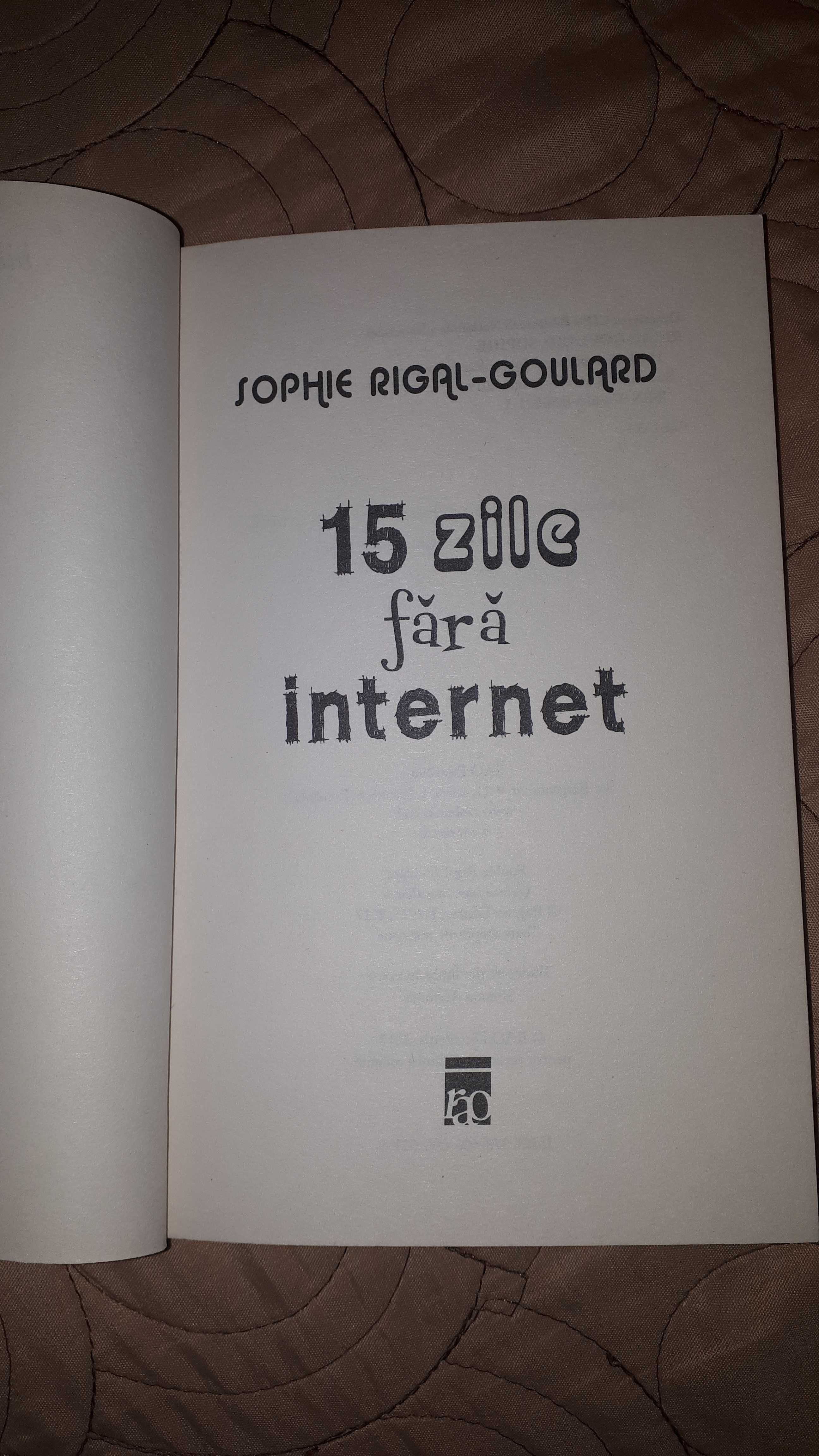 Carte 15 zile fara Internet de Sophie Rigal-Goulard