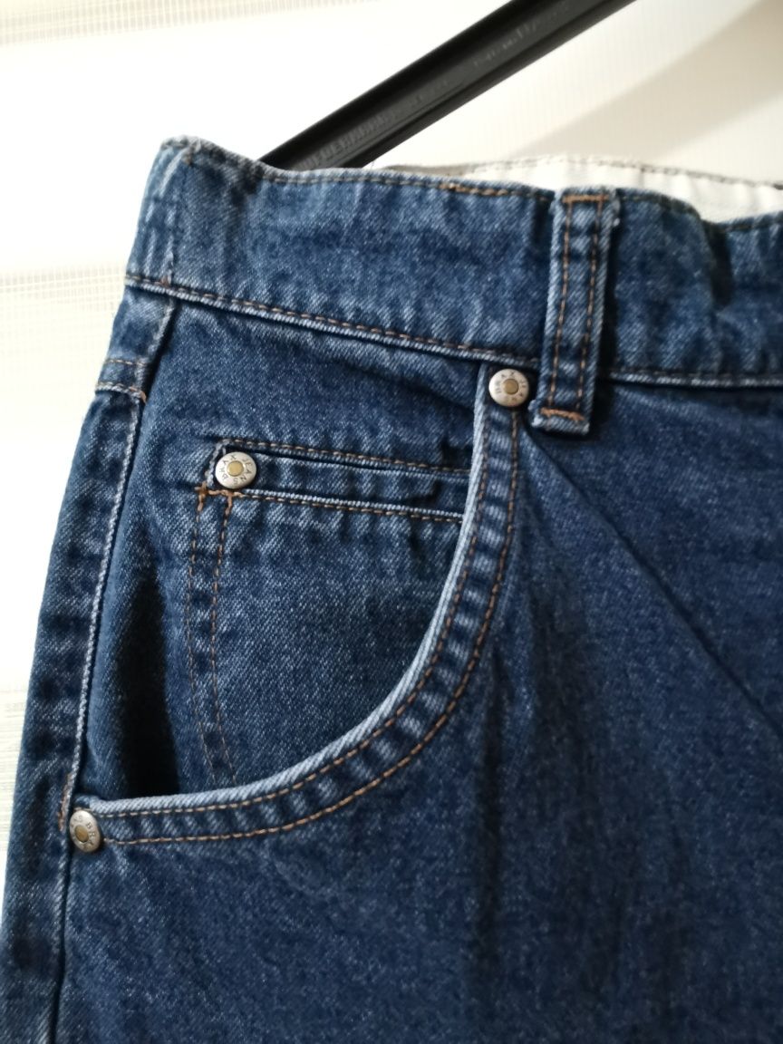 Jeans retro cu talie înaltă pt femei