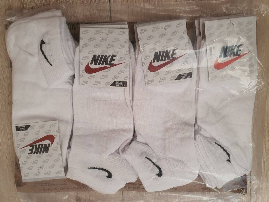 12 чифта памучни чорапи с лого черни/цветни