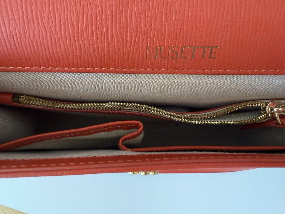 кожена чанта Musette