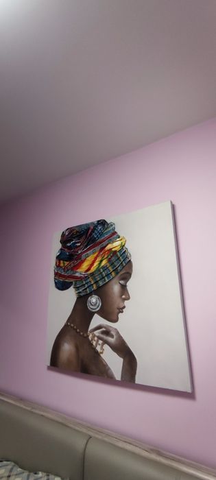 Картина чернокожа жена