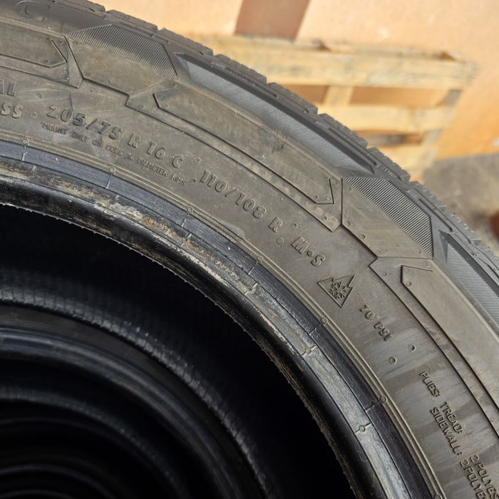 2x 205/75/16C M+S CONTINENTAL 2024 Stare excelentă