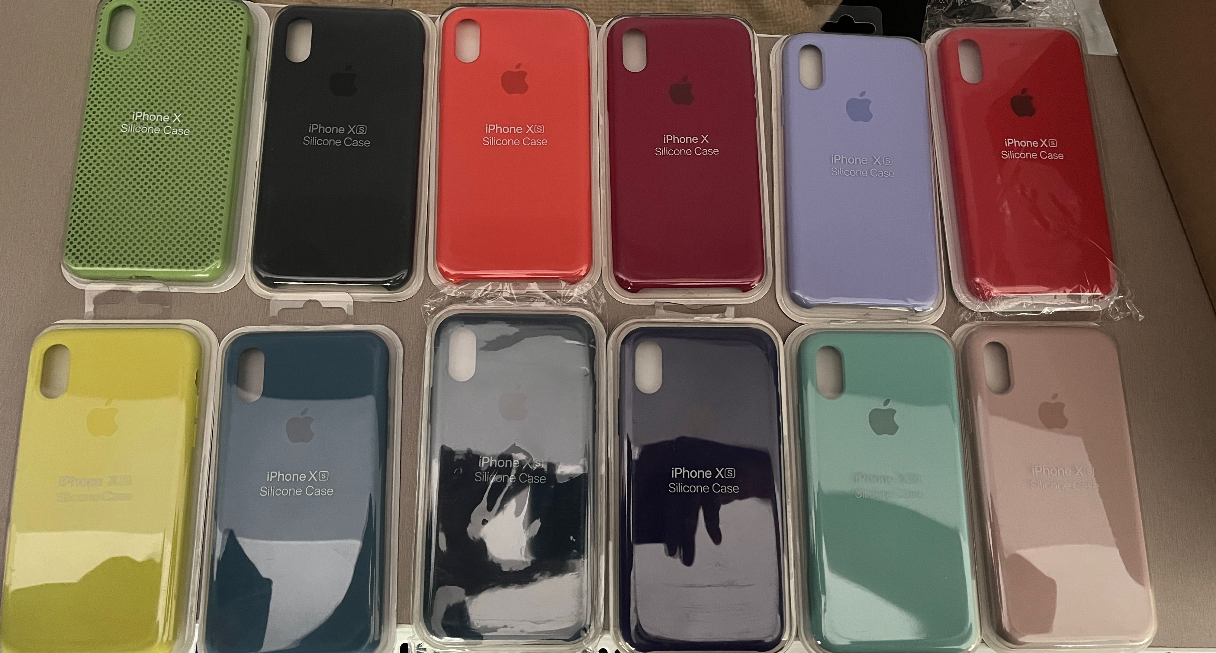 Huse iPhone 11 11 Pro X XS XS MAX Silicon Apple Noi Diverse culori