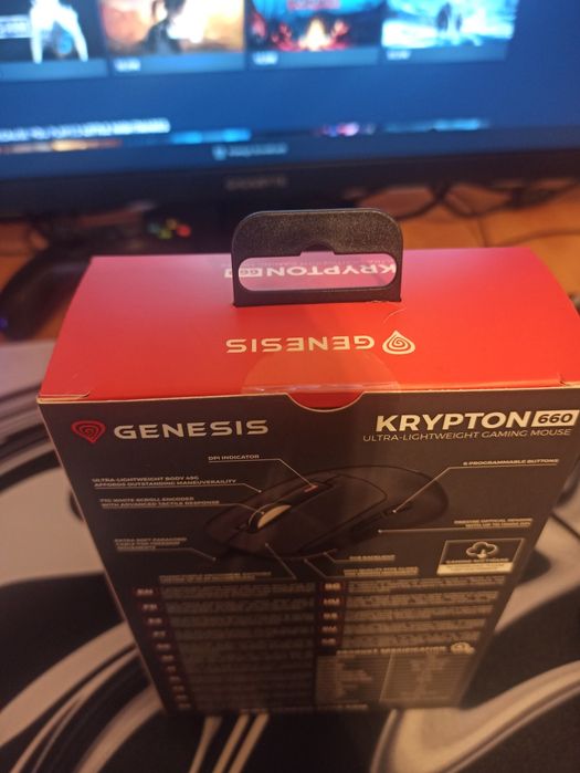 Mouse gaming Genesia Krypton 660