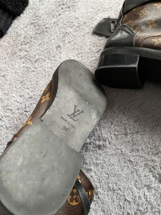 Ghete Louis Vuitton Wonderland Flat Ranger Piele 36