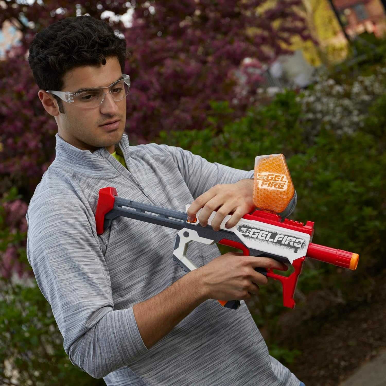 Nerf Gelfire Нърф Бластер с гел топчета 1600бр Пистолет
