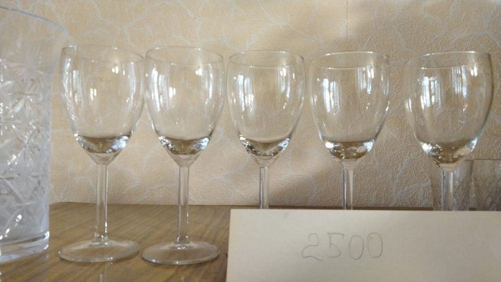 Бокалы хрустальные