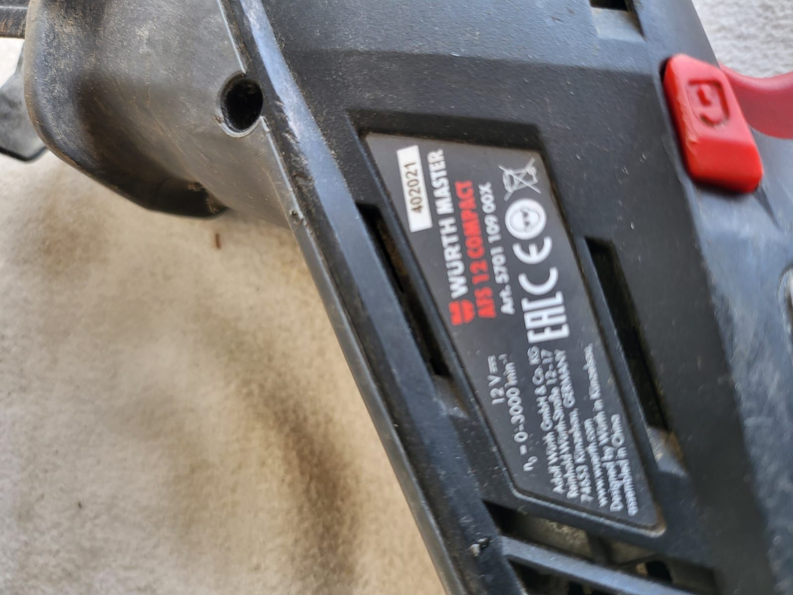 Fierăstrău sabie Wurth AFS 12 compact