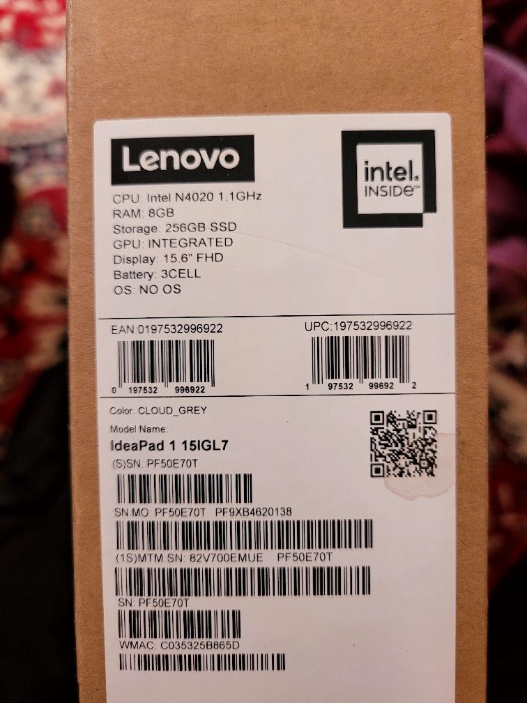 Lenovo ideapad 1