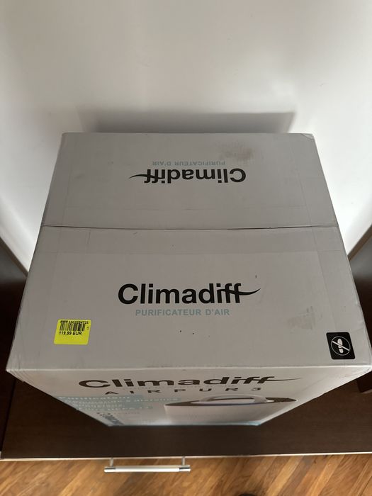 Purificator aer nou, UV, conectare wi-fi si aplicatie mobila Climadiff