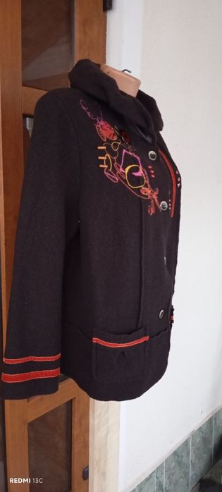 Sacou dama elegant clasic maro mărimea 48 de la Lewinger