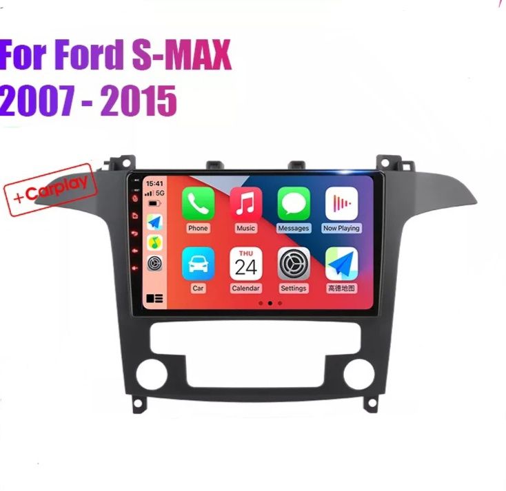 Navigatie android Ford S max Waze YouTube GPS Carplay BT