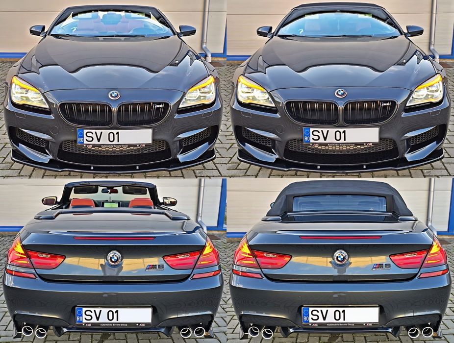 Bmw M6 Cabrio, 4.4 Benzina-650 Cp, An 2017, Extra-full, Ireproșabil !!
