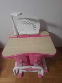 Ергономично детско бюро+стол, лед лампа и стойка за учебник Ameli