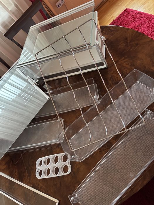 Rafturi si sertare combina frigorifica LG GBB72MCEFN