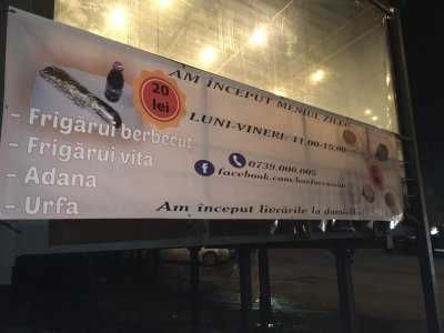 banner frontlite / afise orintate / reclama stradala