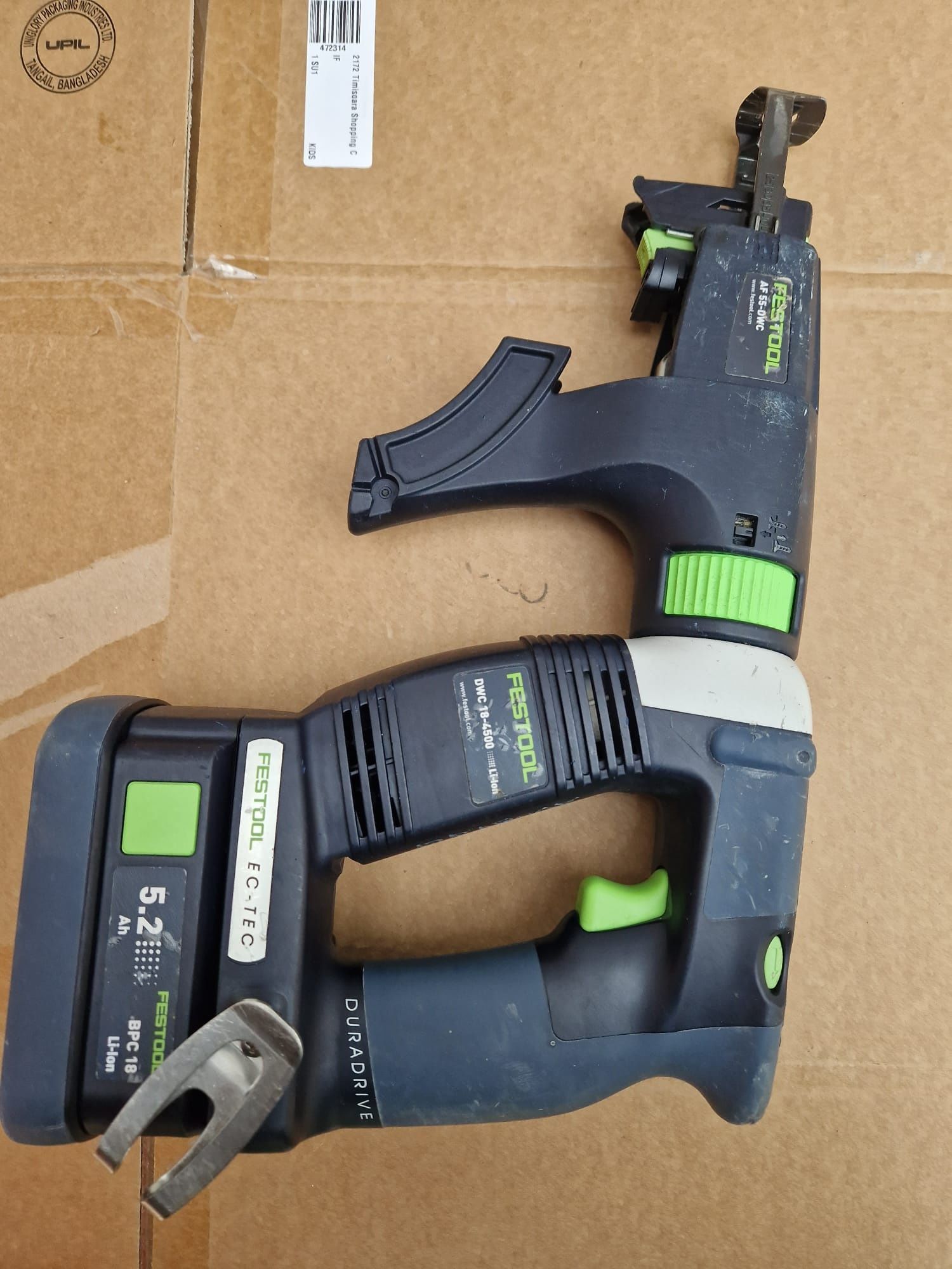 Festool autofiletanta pentru suruburi pe banda