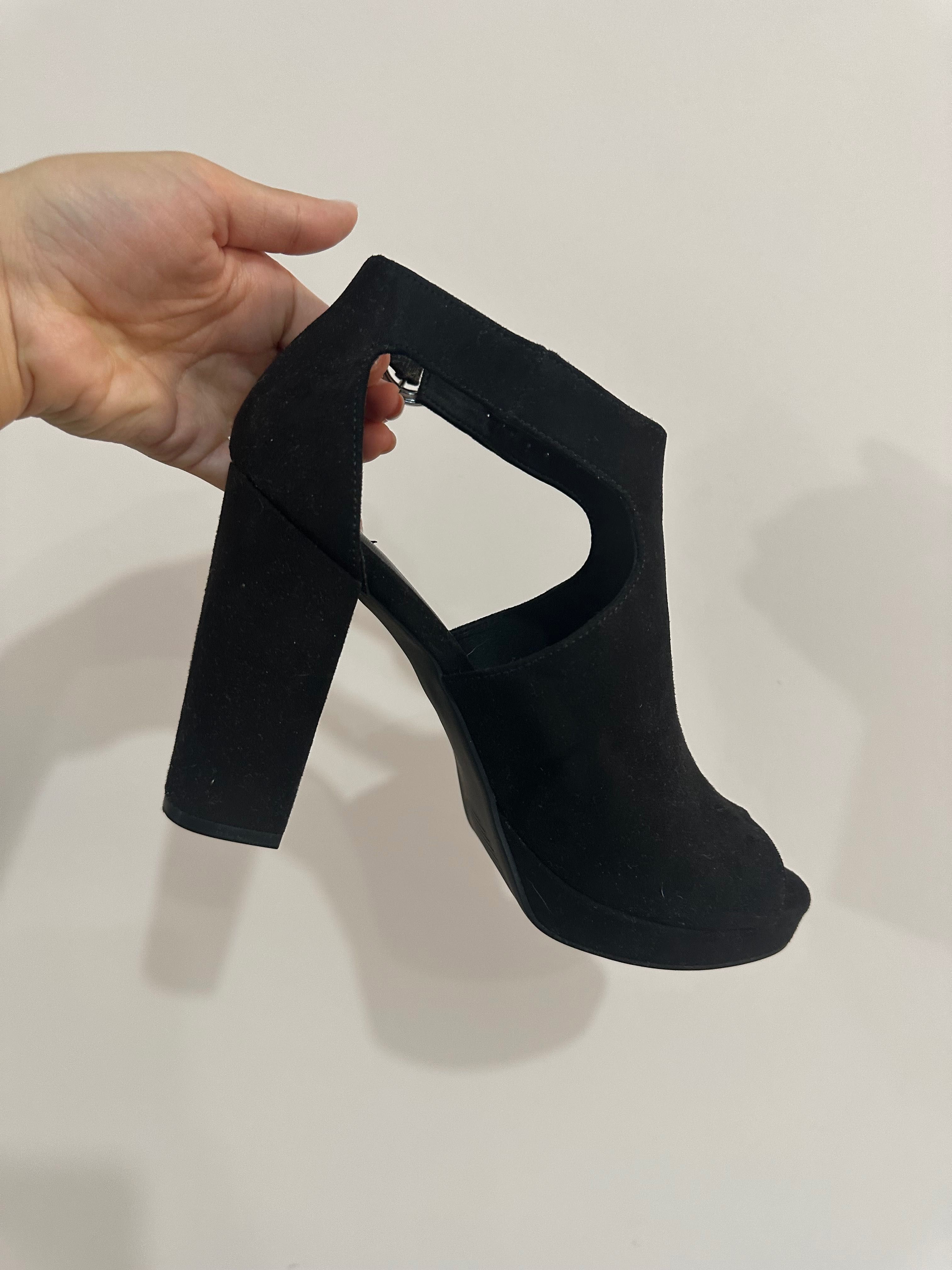 Високи обувки H&M - 39 номер, черни
