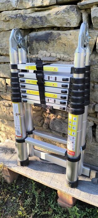 Телескопична стълба GEKO 5 метра Германия