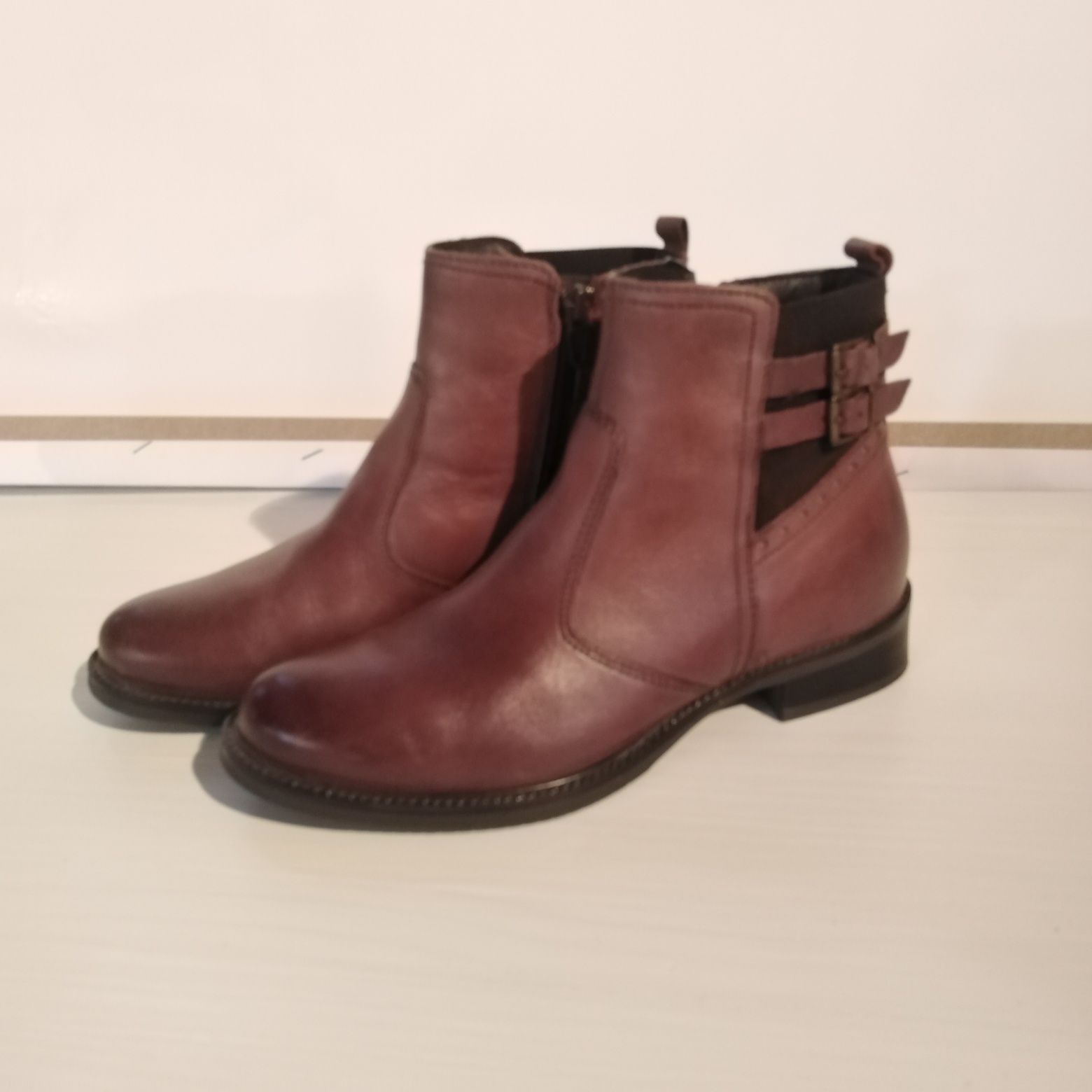 Botine dama piele