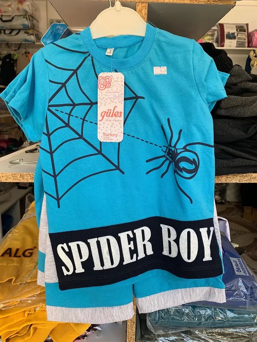 Детски комплект за момче  SPIDER BOYвъв два цвята  от 1-3 години