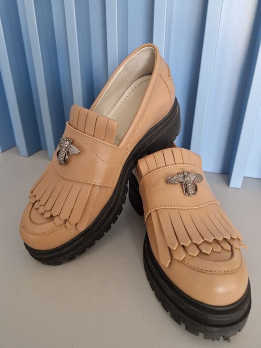 Mocasini din piele naturală