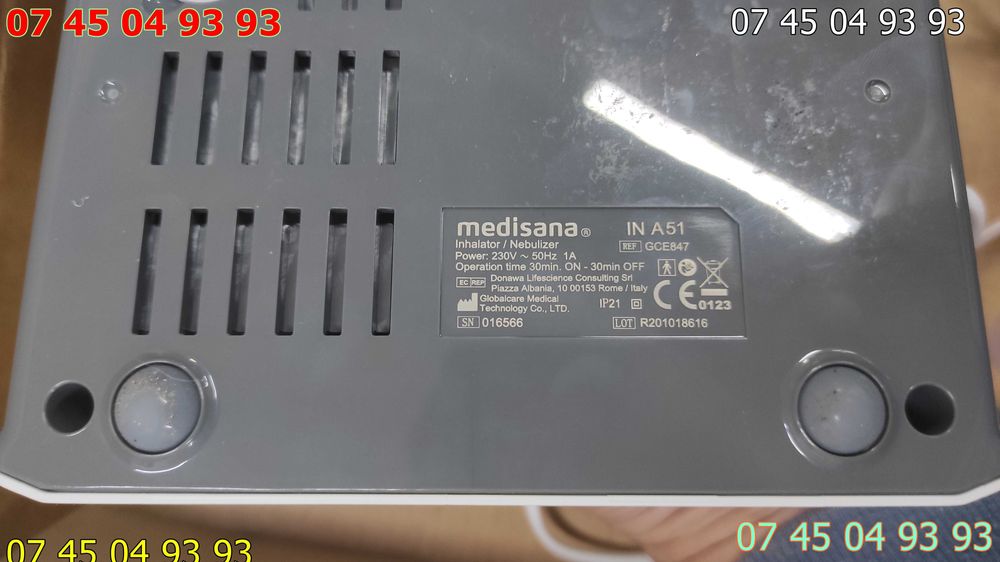 inhalant nebulizator MEDISANA INA51 ca nou si complet in cutie