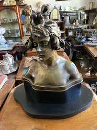 Superb Bust ART Nouveau din Bronz