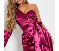 Rochie fuchsia midi