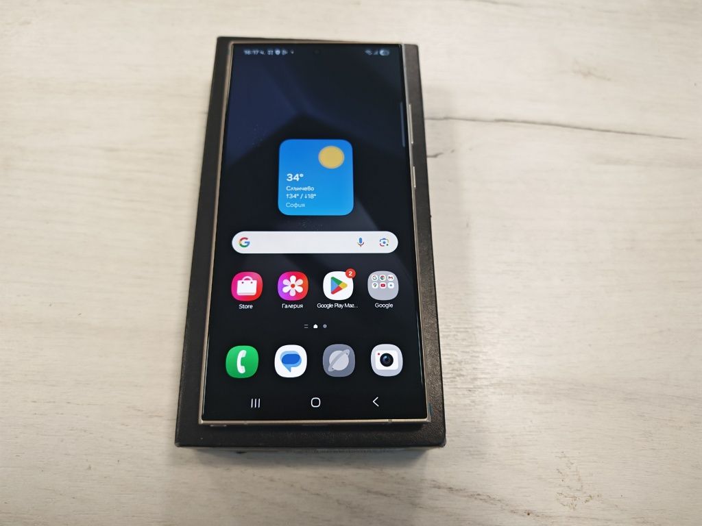 Бартер Като нов Samsung Galaxy S24 Ultra 5G 12GB RAM 512GB Гаранция