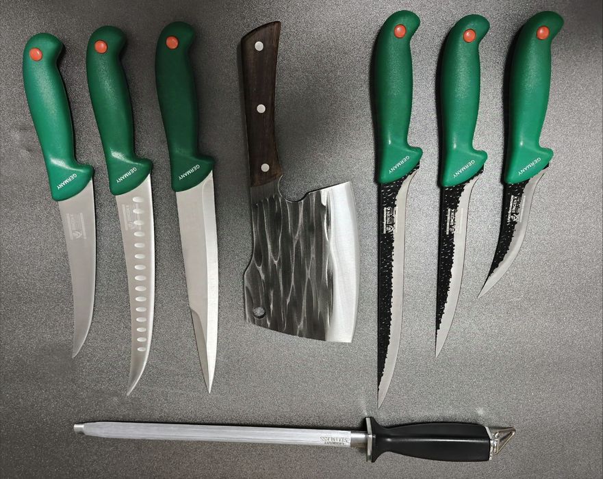 SET Cutite Macelarie 8 piese Germany Green
