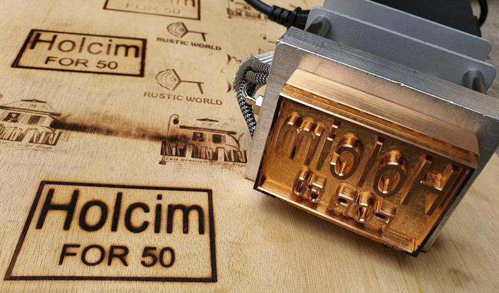 Dispozitiv de marcat prin ardere lemn  paleti europaleti fito sanitar