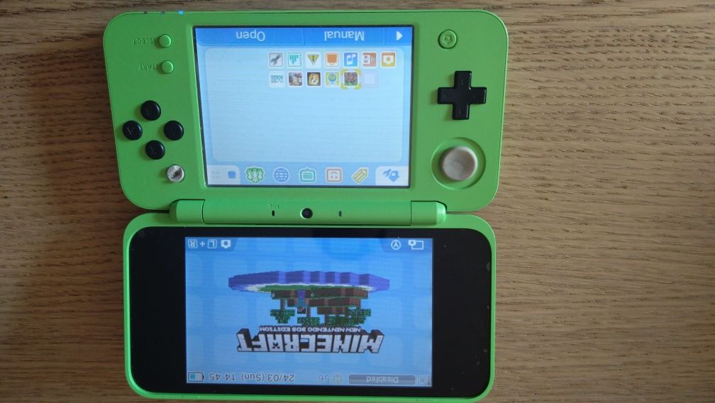 New Nintendo 2ds xl Minecraft edition