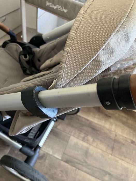 Детска количка Mutsy Nio North Sand с бебешки кош и лятна седалка