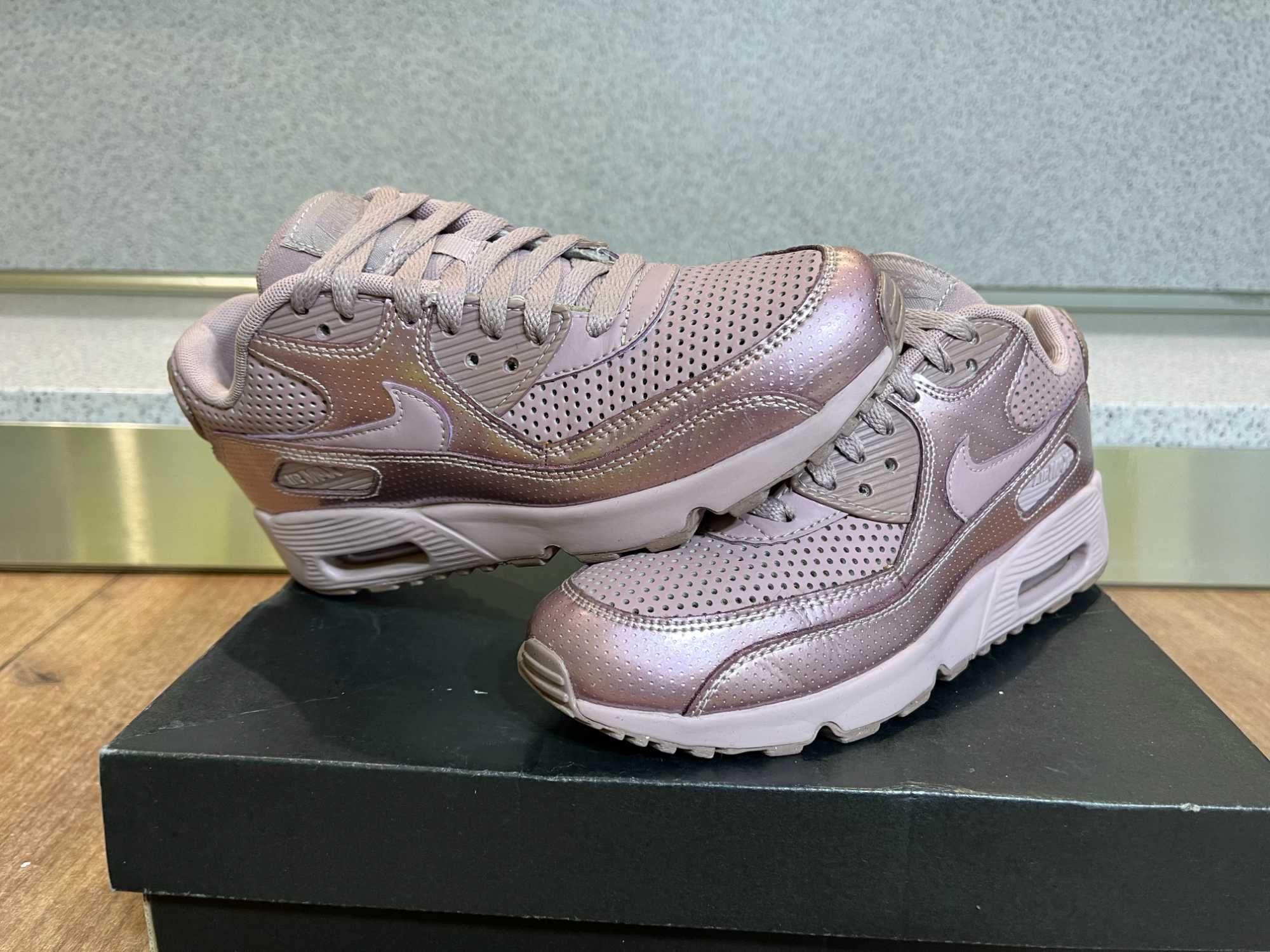 ОРИГИНАЛНИ *** Nike Air Max 90 Se Leather / Elemental rose